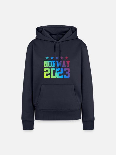 Norway 2023 - Frauen Premium Bio Hoodie - Navy