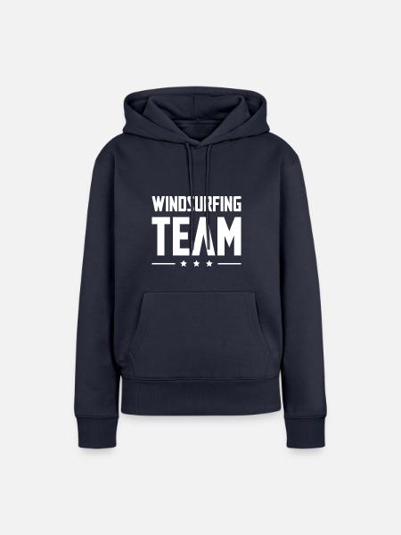 Windsurfing Team - Frauen Premium Bio Hoodie - Navy