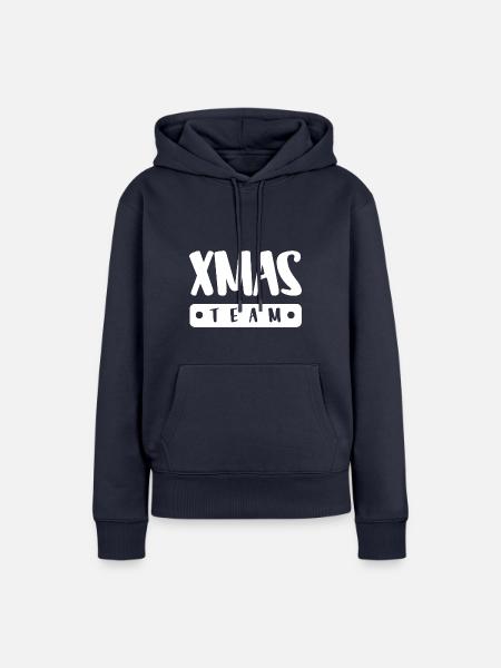 Xmas Team - Frauen Premium Bio Hoodie - Navy