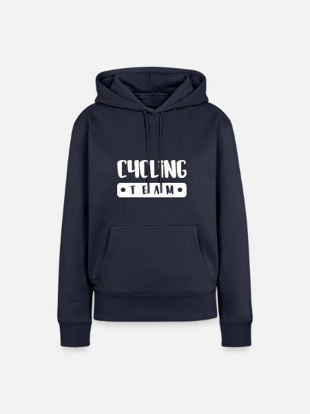 Cycling Team - Frauen Premium Bio Hoodie - Navy