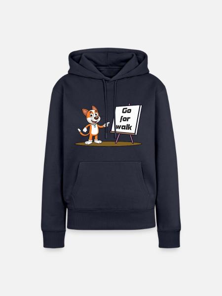 Gassi - Frauen Premium Bio Hoodie - Navy