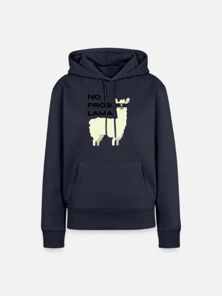 No Problama - Frauen Premium Bio Hoodie - Navy
