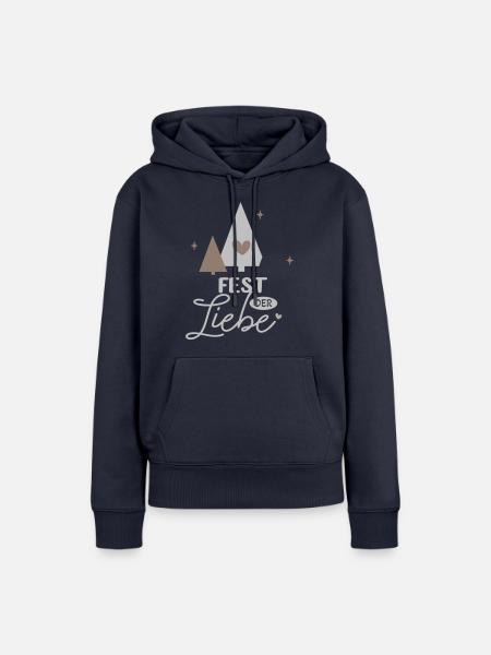 Fest der Liebe - Frauen Premium Bio Hoodie - Navy