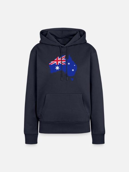 Australien - Frauen Premium Bio Hoodie - Navy