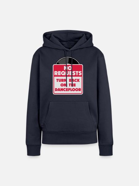 no_requests_03 - Frauen Premium Bio Hoodie - Navy