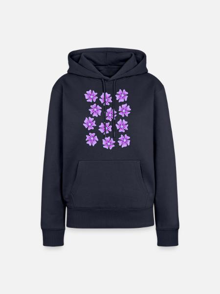 Malve - Frauen Premium Bio Hoodie - Navy