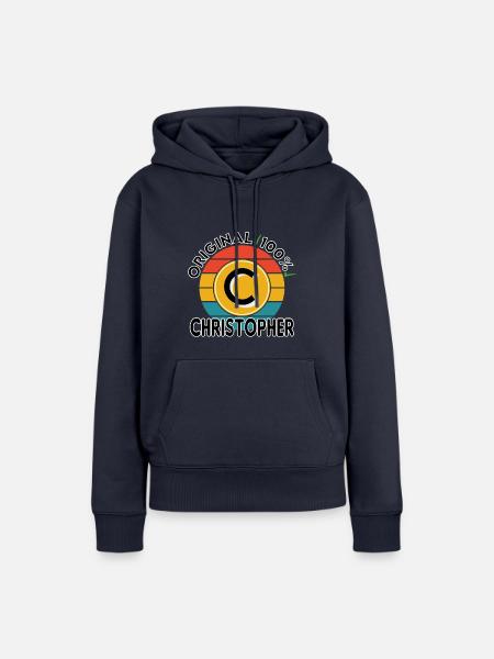 Christopher - Frauen Premium Bio Hoodie - Navy