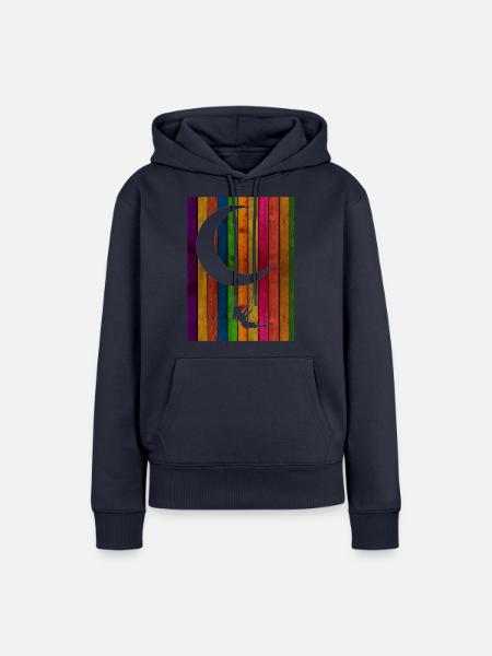 Mondschaukel - Frauen Premium Bio Hoodie - Navy