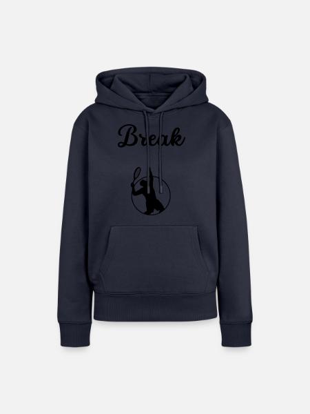 Break Tennis - Frauen Premium Bio Hoodie - Navy