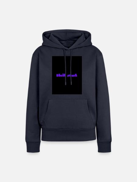 Bleib stark - Frauen Premium Bio Hoodie - Navy