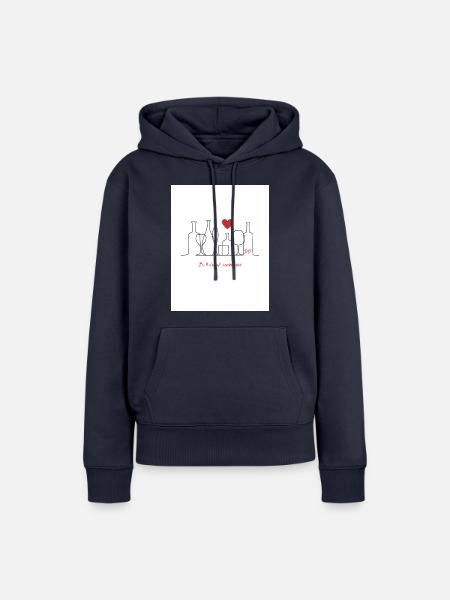 its 4 o clock somewhere - Frauen Premium Bio Hoodie - Navy