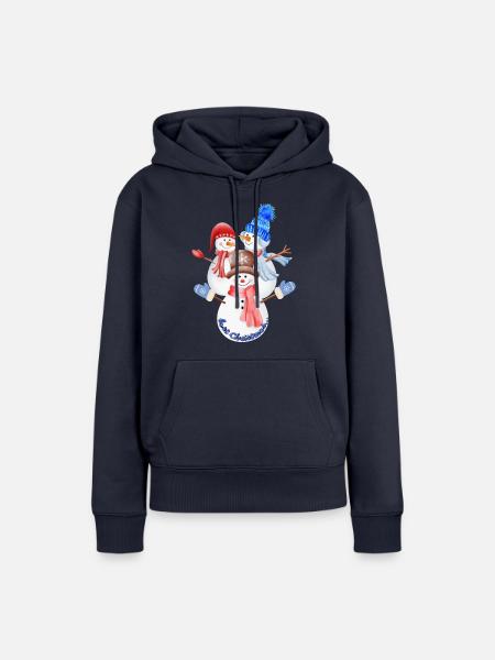 Last Christmas... - Frauen Premium Bio Hoodie - Navy