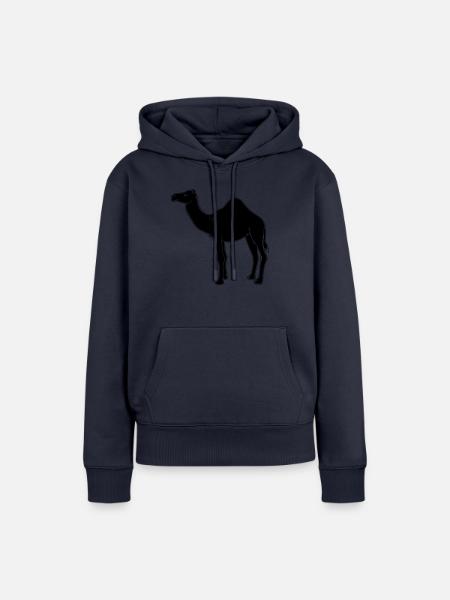 Kamel - Frauen Premium Bio Hoodie - Navy