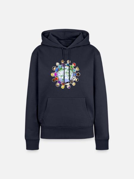 Racism - Frauen Premium Bio Hoodie - Navy
