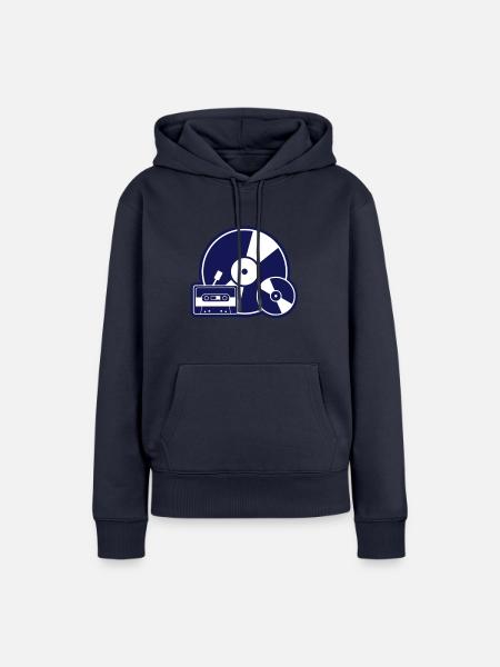 Musik Evolution - Frauen Premium Bio Hoodie -