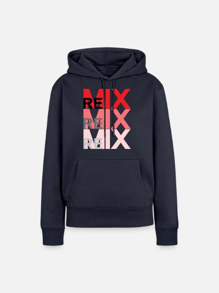 REMIX - Frauen Premium Bio Hoodie - Navy