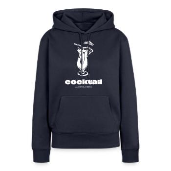 Cocktail Drink Alcohol - Women’s Premium Organic Hoodie - navy - Front - Julia (174cm)
