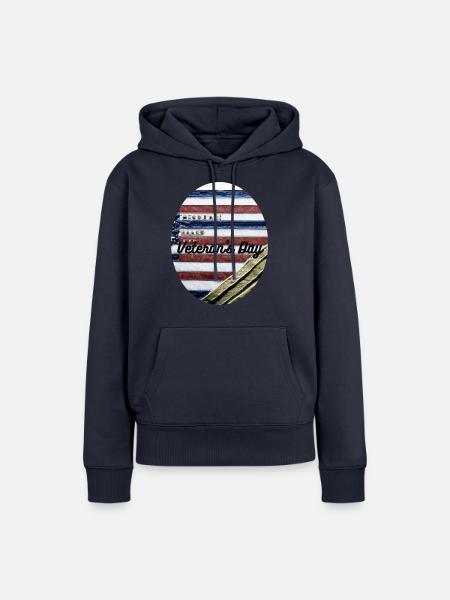 Veteranen, Veteranen, Waffenstillstand. - Frauen Premium Bio Hoodie - Navy