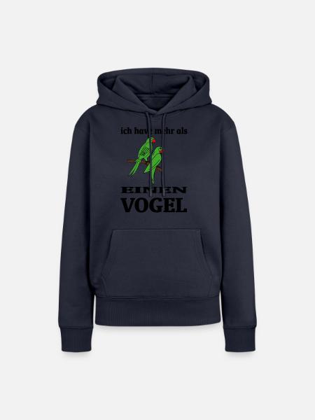Budgie Wellensittich - Frauen Premium Bio Hoodie - Navy