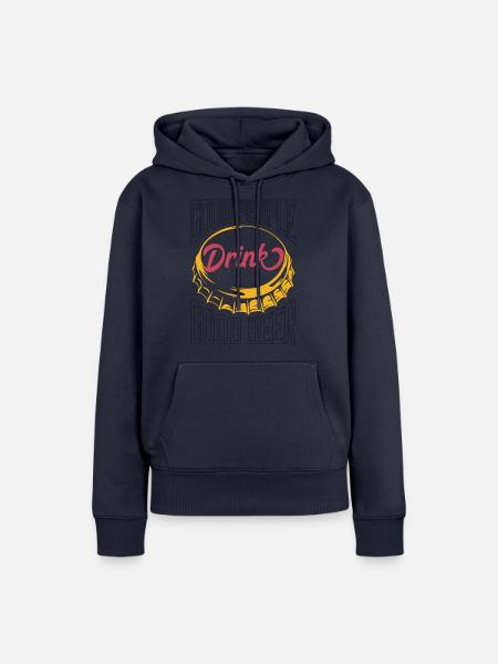 Bier - Frauen Premium Bio Hoodie - Navy