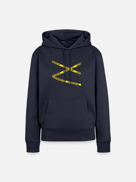 Vorsicht Gefährlich fernhalten - Frauen Premium Bio Hoodie - Navy