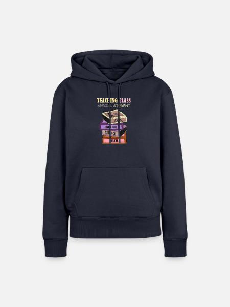TEACHING CLASS - Frauen Premium Bio Hoodie - Navy