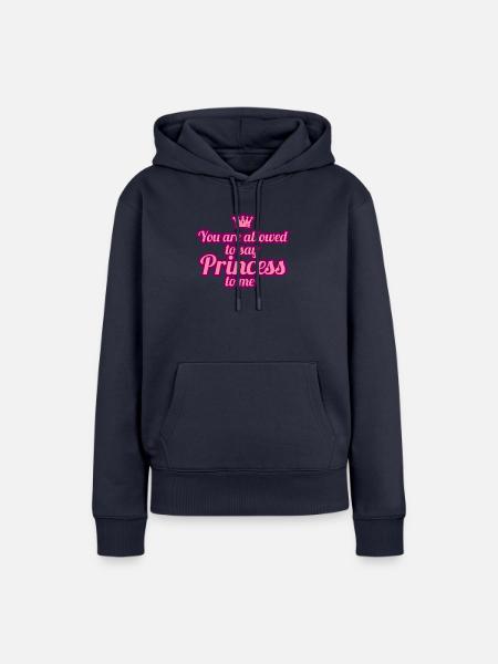 princess - Frauen Premium Bio Hoodie - Navy