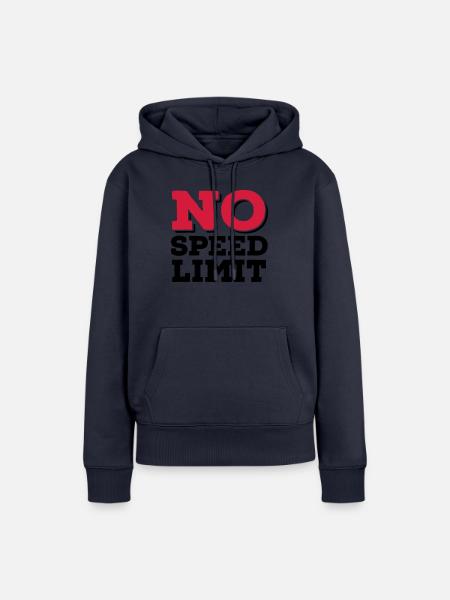 Geschwindigkeit - Frauen Premium Bio Hoodie - Navy