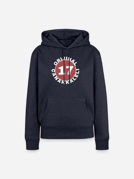 Çanakkale - Frauen Premium Bio Hoodie - Navy