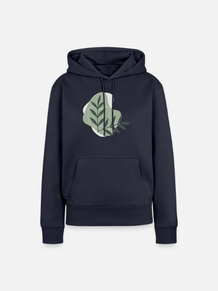 Dekorativ - Frauen Premium Bio Hoodie - Navy