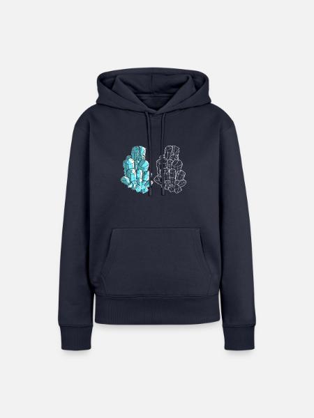 Gem_10 - Frauen Premium Bio Hoodie - Navy
