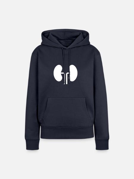 Nieren - Frauen Premium Bio Hoodie - Navy