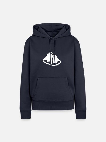 Glocken - Frauen Premium Bio Hoodie - Navy