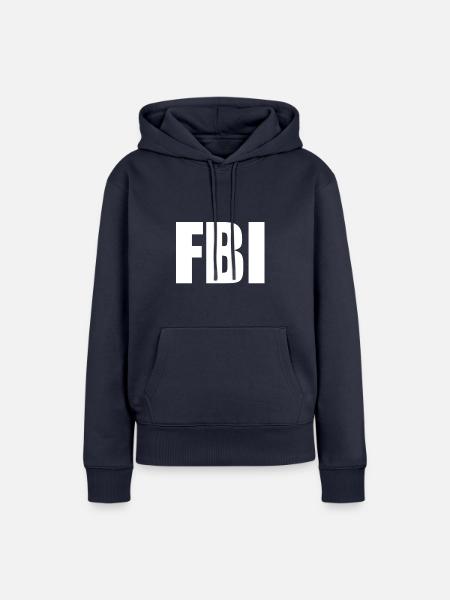 FBI - Frauen Premium Bio Hoodie - Navy