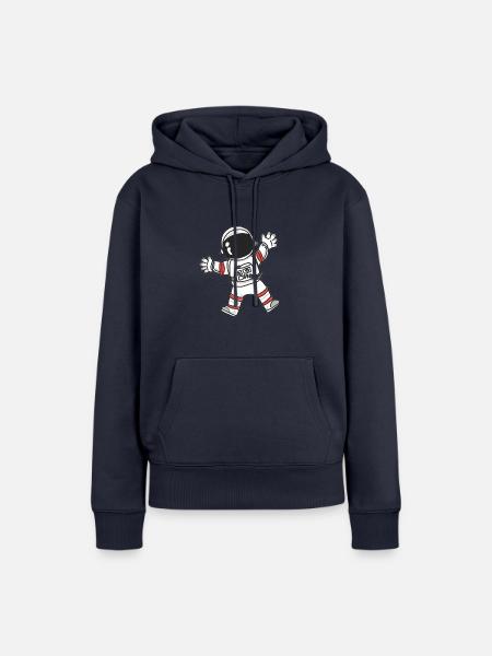 Astronaut - Frauen Premium Bio Hoodie - Navy