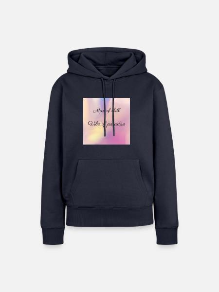 Max. Chill - Frauen Premium Bio Hoodie - Navy