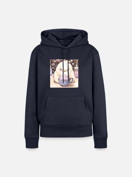 Fluffiges Tierchen - Frauen Premium Bio Hoodie - Navy