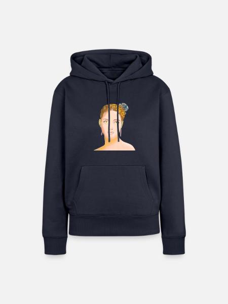 Hope - Frauen Premium Bio Hoodie - Navy
