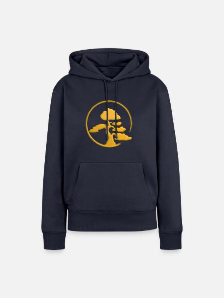Bonsai - Frauen Premium Bio Hoodie - Navy