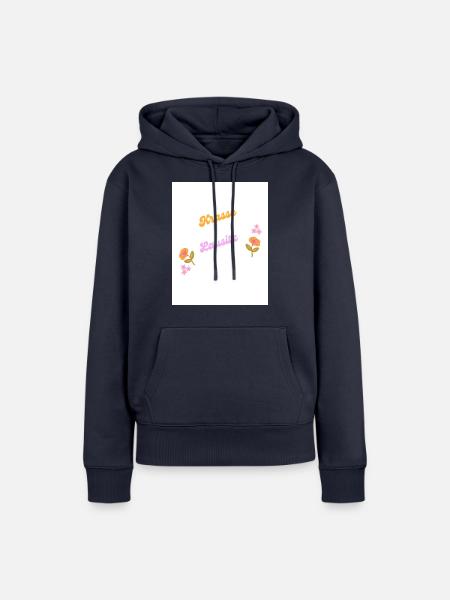 Lausitz - Frauen Premium Bio Hoodie - Navy