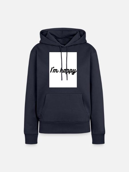 Positive Einstellung - Frauen Premium Bio Hoodie - Navy
