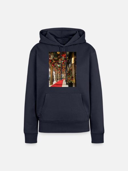 Weinachten - Frauen Premium Bio Hoodie - Navy