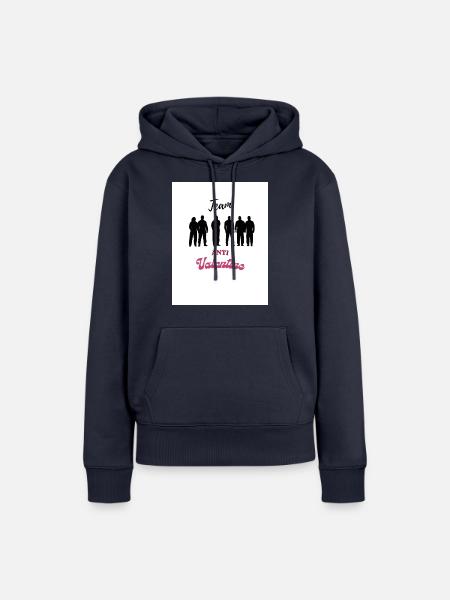 Team Anti Valentin - Frauen Premium Bio Hoodie - Navy