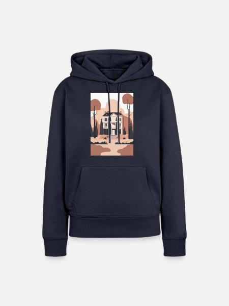 Haus - Frauen Premium Bio Hoodie - Navy