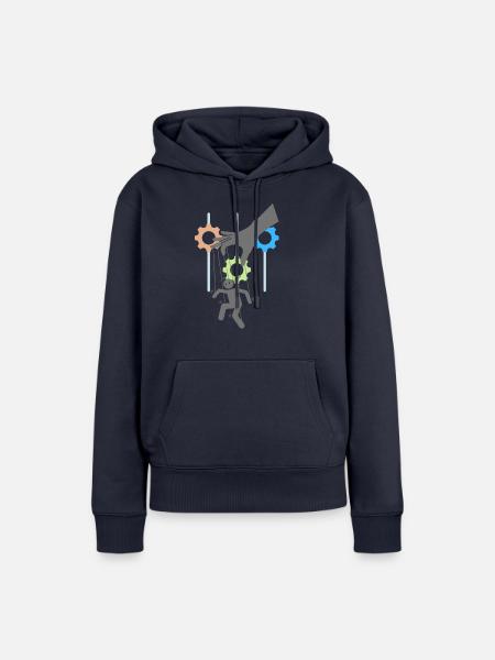 Marionette - Frauen Premium Bio Hoodie - Navy