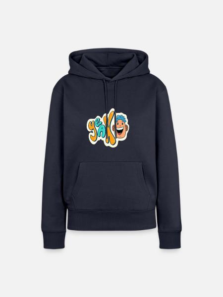 Yeah - Frauen Premium Bio Hoodie - Navy
