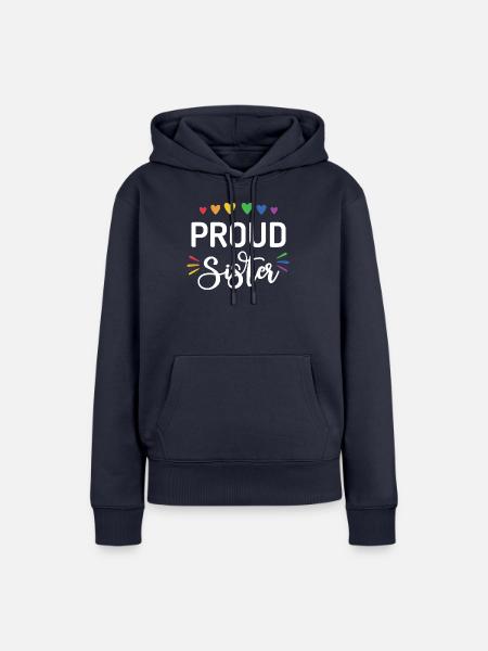 Stolze Schwester - Frauen Premium Bio Hoodie - Navy