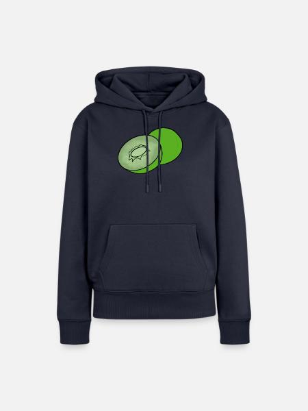 Leckere Frucht Kiwi - Frauen Premium Bio Hoodie - Navy