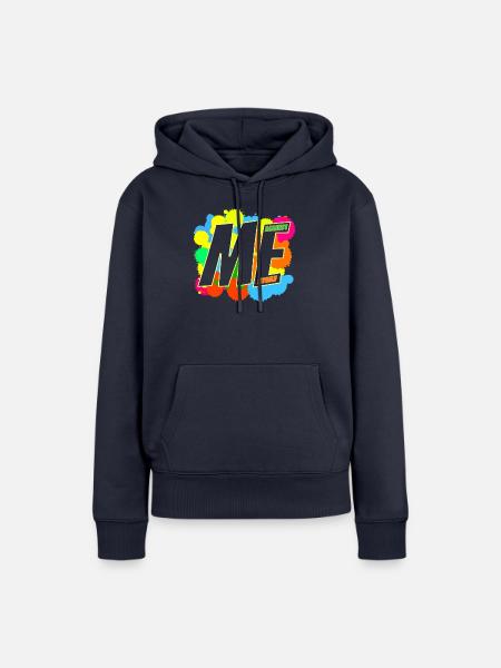 ICH & ICH - Frauen Premium Bio Hoodie - Navy