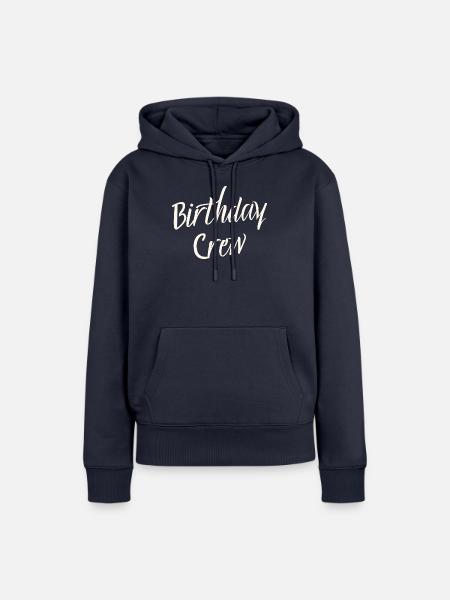 Birthday Crew - Frauen Premium Bio Hoodie - Navy